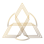 Logo Éphémère Art Design nuance dorée 400x400