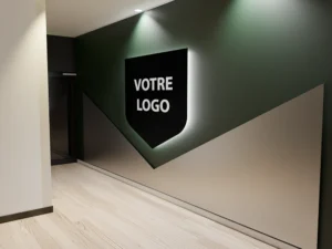 image de présentation de votre logo lumineux ou enseigne lumineuse